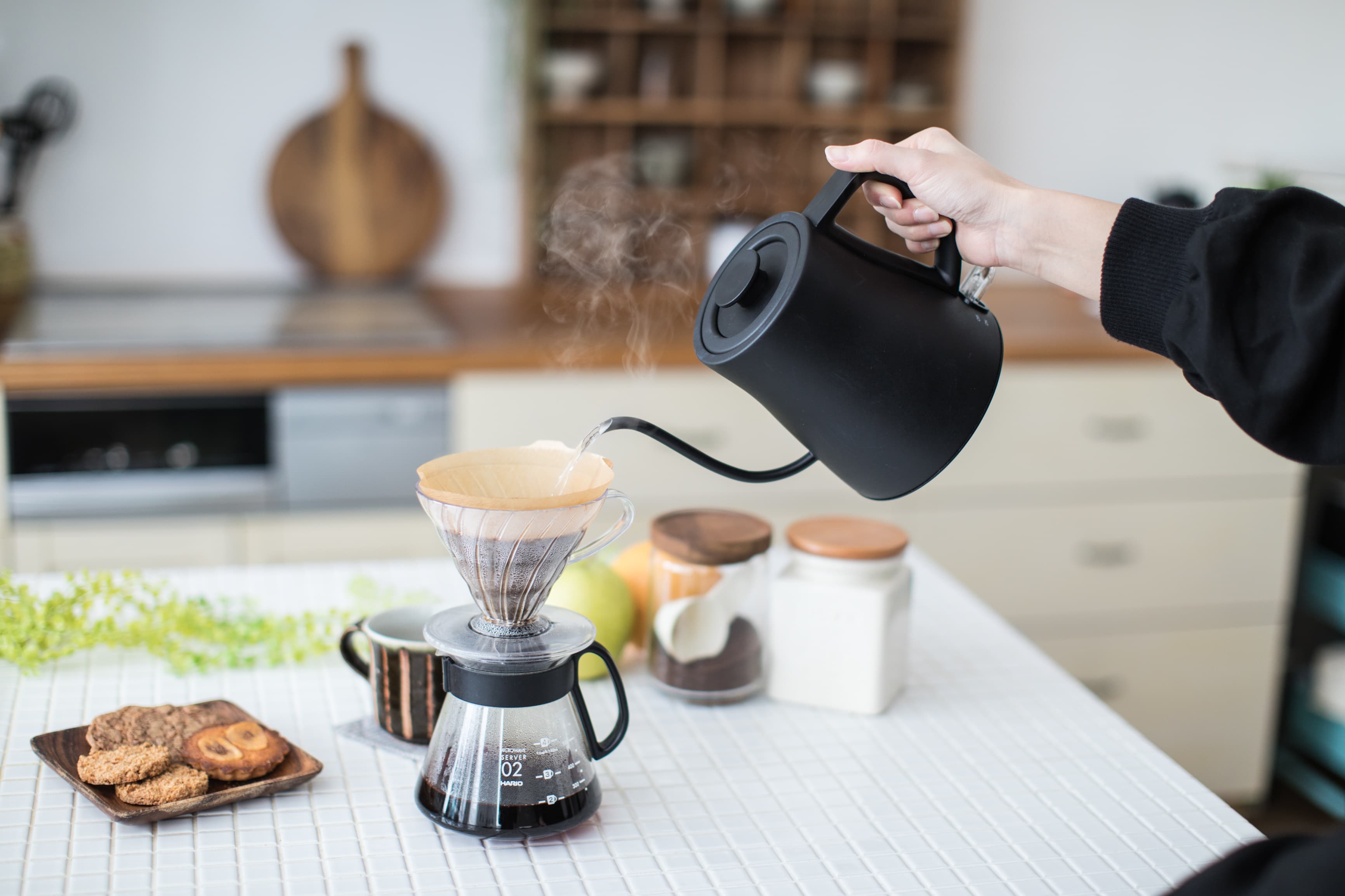 コーヒードリップ電気ケトル