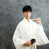 男の袴成人式写真